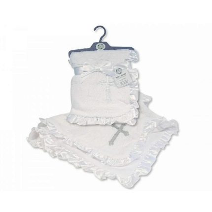 ✨👶👧Heavenly Blessings Baby Shawl – Christening Wrap Blanket 🤍✝️