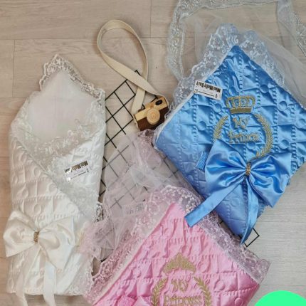 👑 Luxury Baby Wrap Blanket – Princess & Prince Collection