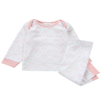 👧 Baby Girl Pyjamas 2-Piece Pyjama Set – 100% Cotton 🌸